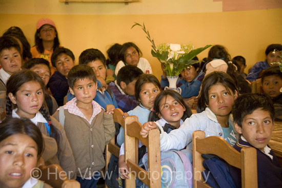 Kids waiting for lunch