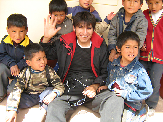 Carlos and the kids