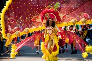costumed performer at Cariwest 2009