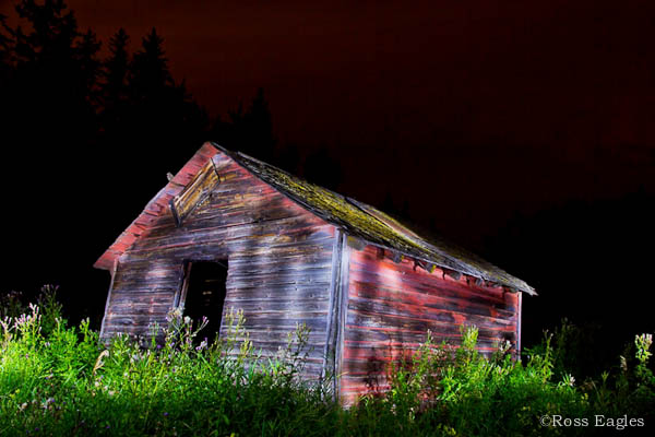 Night photography field trip - student image by Ross Eagles