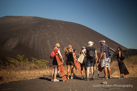 volcano surfing in nicaragua